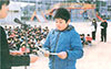 神戸新聞掲載2012年3月（若宮小学校）若宮小学校での認定証の授与式様子写真